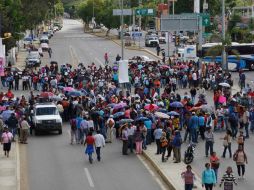 Los indígenas fueron detenidos durante una manifestación de Oaxaca en junio del 2015. NTX / ARCHIVO