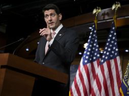 Ryan, presidente de la Cámara de Representantes, anuncia que la siguiente semana se votará una propuesta republicana respecto al tema. AP / E. Vucci
