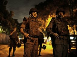 El ataque mató a Basim Muhammad Ahmad Sultan al-Bajari, viceministro de guerra y a Hatim Talib al-Hamduni, un jefe militar. EFE / Stringer