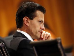 El Mandatario envió sus condolencias a los familiares de los tres militares. EFE / M. Ruiz