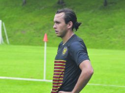 Omar Arellano. El flamante delantero de los Leones Negros en las instalaciones de La Primavera. ESPECIAL / Leones Negros