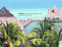 Los buzos no son los únicos que pueden sumergirse en este paraíso, también el viajero. NTX /