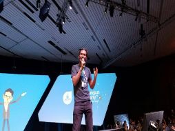 La conferencia fue muy bien recibida por los asistentes, que llenaron el evento y aplaudieron las reflexiones del venezolano. FACEBOOK / Campus Party