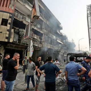 Sube a 131 cifra de muertos por atentados en Bagdad