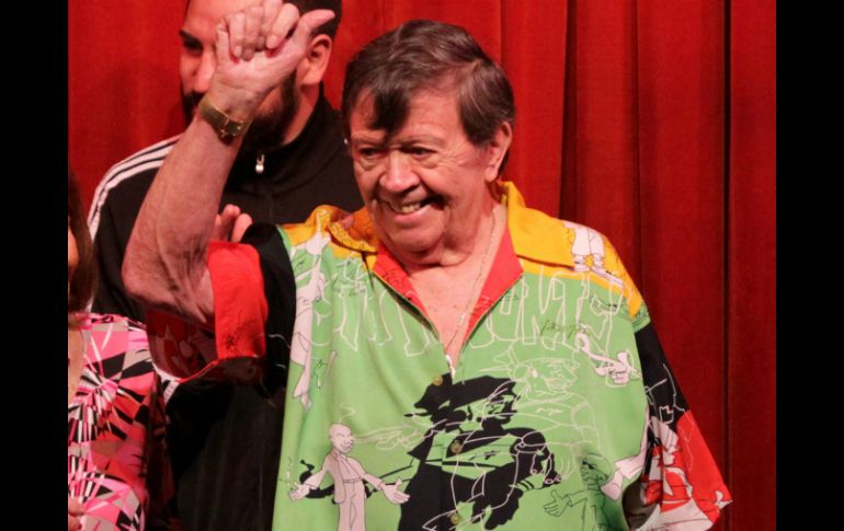 'Este... No ya no voy a hablar así', dijo con su característica voz frente al público. SUN / C. Mejía