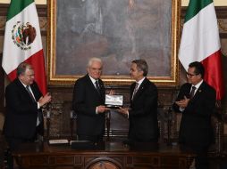 Mancera y Mattarella resaltaron la relación de 20 años que hermana a la capital mexicana con Italia. NTX / Especial