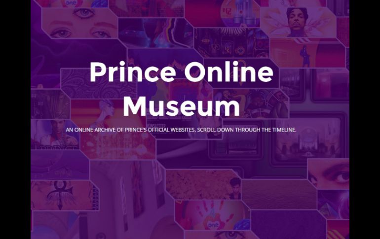'Prince Online Museum' es un homenaje a todo lo que Prince logró como un artista independiente. ESPECIAL / princeonlinemuseum.com