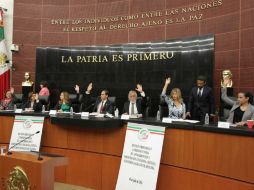 La sesión comenzó con la asistencia de 67 legisladores, de 128. TWITTER / @senadomexicano