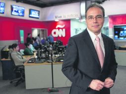 Camilo Egaña. El periodista cubano tiene una trayectoria de 30 años frente a los micrófonos. ESPECIAL / CORTESÍA CNN