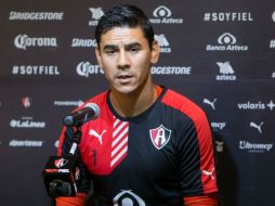 Óscar Ustari niega que exista presión en el plantel. MEXSPORT / ARCHIVO