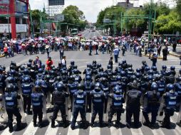 Maestros advierten que mañana jueves multiplicarán las acciones en la Ciudad de México. EFE / M. Guzmán