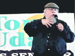 Con fama. El escritor es reconocido por la saga que inspiró a la serie “Game of Thrones”. AP /