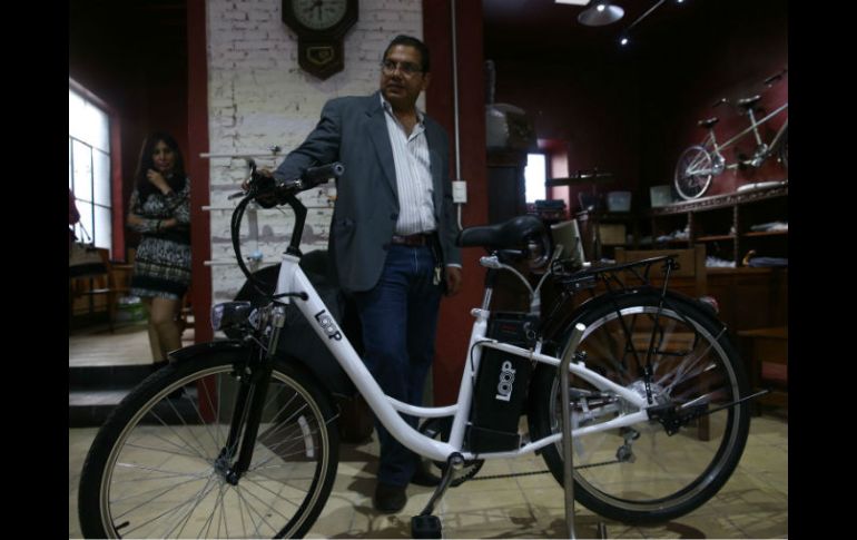 Cada bicicleta tiene un costo de 13 mil 500 pesos y funciona con una batería de litio. EL INFORMADOR / R. Tamayo