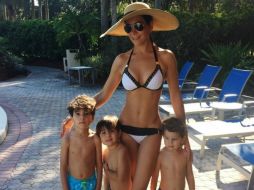Patricia Manterola se encuentra disfrutando del verano junto a su famlia. INSTAGRAM / patriciamanterola