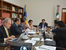 Imagen del Comité de Seguimiento del Financiamiento de la Sepaf. TWITTER / @hectorperezpart