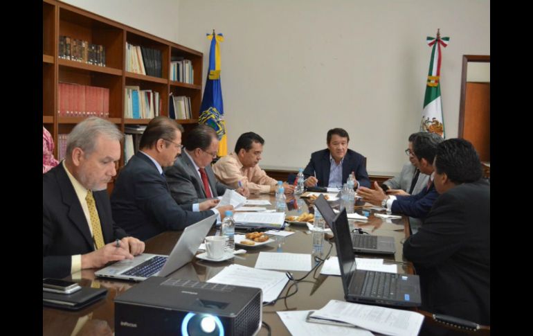 Imagen del Comité de Seguimiento del Financiamiento de la Sepaf. TWITTER / @hectorperezpart