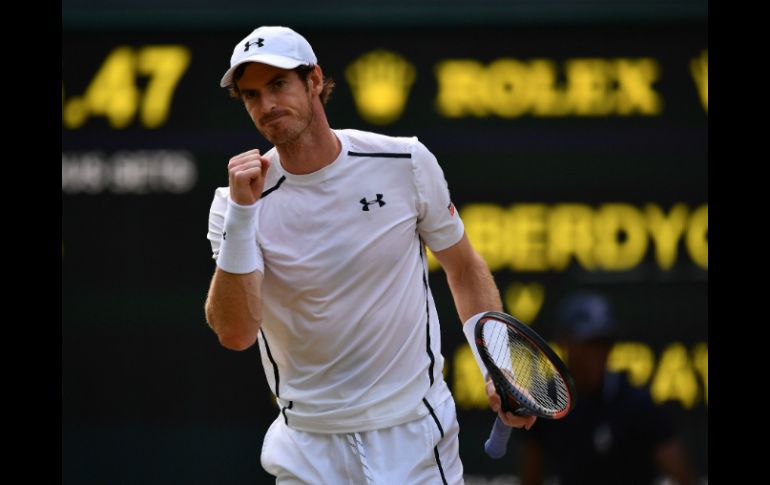 Murray, campeón en 2013, alcanzó por tercera vez en su carrera la final en el All England Club. AFP / L. Neal