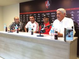 Claudio Martínez, secretario técnico del Newell's Old Boys, presente en la conferencia de prensa, agradeció la invitación. TWITTER / @atlasfc