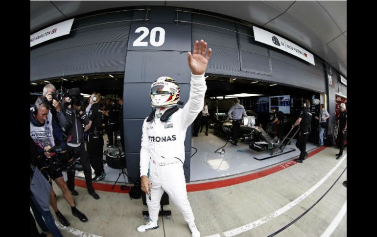 El piloto británico completó su dominio en los entrenamientos del Gran Premio de Gran Bretaña. AFP / A. Dennis