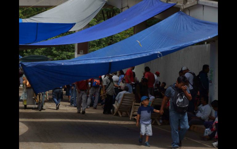 La ayuda a los manifestantes también proviene de sindicatos y partidos con poder económico. SUN / E. Hernández