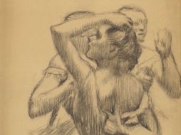 Trois danseuses en buste obra del alrtista Edgar Degas, realizada en torno a 1898. ESPECIAL / osenat.fr