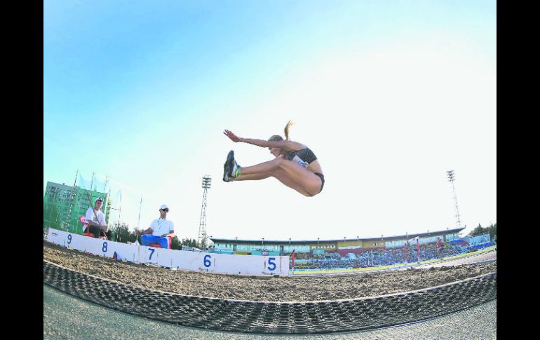 Daria Klishina. Se anunció que la saltadora será la única rusa que pueda competir por ese país en Rio 2016. AFP /