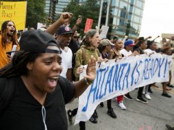 Al igual que muchas ciudades de EU, Atlanta ha sido escenario de multitudinarias protestas en los últimos días. AP / D. Goldman