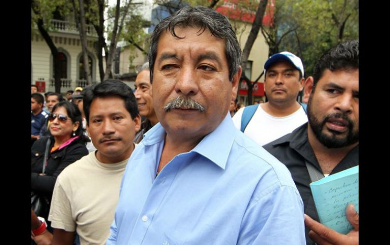 Rubén Núñez, líder de la disidencia magisterial en Oaxaca, está acusado de lavado de dinero y de recursos de procedencia ilícita. NTX / ARCHIVO