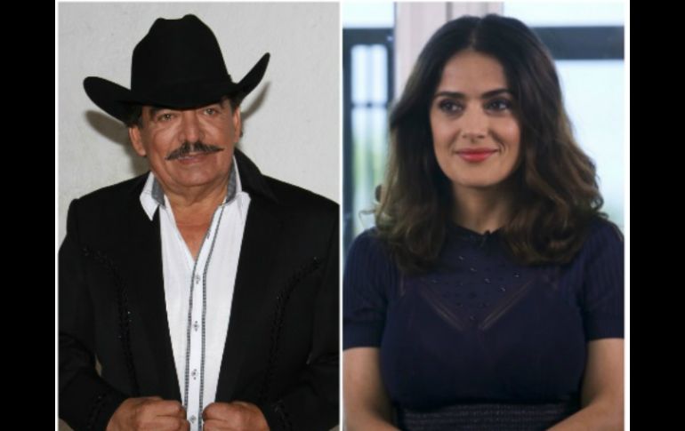 Salma Hayek mantuvo una amistad con Joan Sebastian. AP / ARCHIVO