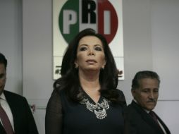 Carolina Monroy estuvo al frente de la dirigencia nacional tras la renuncia de Beltrones. SUN / ARCHIVO