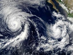 Por su lejanía de costas mexicanas, ''Darby'' y ''Celia'' no causan efectos en el territorio nacional. AFP /