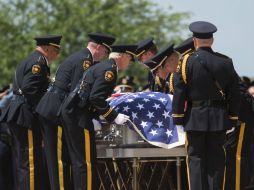 Thompson es el primer agente de la agencia Dallas Area Rapid Transit (DART) que muere en servicio. AFP / L. Buckman