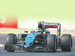 El piloto tapatío de Force India, Sergio Pérez, ha conseguido hasta el momento dos podios en este calendario. MEXSPORT /