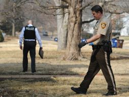 El sospechoso disparó contra los policías y un agente recibió un arañazo en la pierna. AFP / ARCHIVO