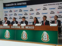 En conferencia de prensa dada en el CAR, dieron a conocer a las mujeres que se enrolarán la máxima categoría del futbol local. TWITTER / @FMF