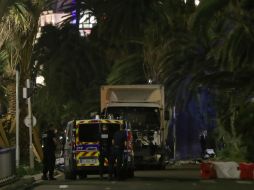 Según reportes, el conductor del camión fue abatido. AFP / V. Hache