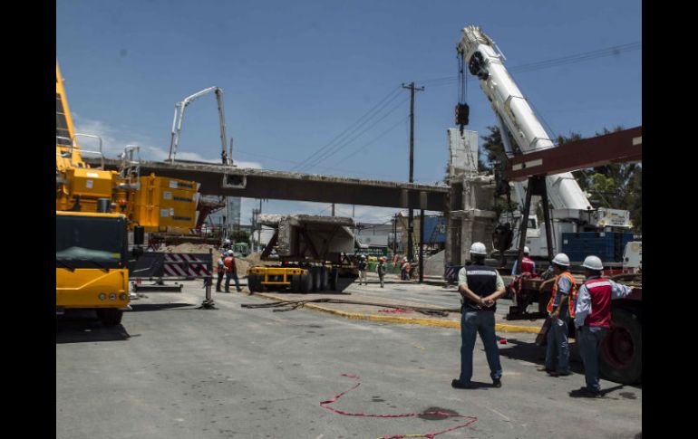 El 26 de julio de 2015 iniciaron el desmantelamiento; sin lugar para colocarlo. EL INFORMADOR / R. Tamayo