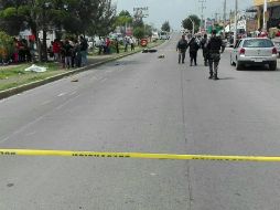 El hecho tuvo lugar poco antes del mediodía de este lunes sobre avenida 8 de Julio y San Fernando. ESPECIAL /