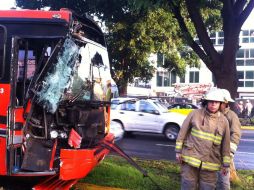 Del número de heridos, sólo cuatro requirieron traslado para descartar lesiones. ESPECIAL / Proteccion Civil Guadalajara
