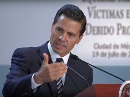 Peña señala que como Presidente, él tiene el compromiso de ser un aliado en el frente contra la impunidad. YOUTUBE / Gobierno de la República