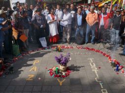 Luego de la marcha, efectuaron un mitin. SUN / ARCHIVO