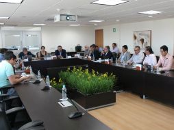 Titulares de Semov y SIOP participaron en una reunión para dar seguimiento al tema. ESPECIAL / Secretaría de Movilidad