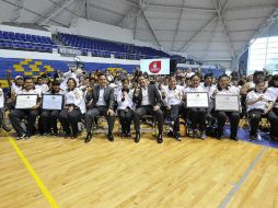 'Cada año son mejores, tenemos un equipo orgullo de México', dijo Aristóteles a los atletas. TWITTER / @AristotelesSD