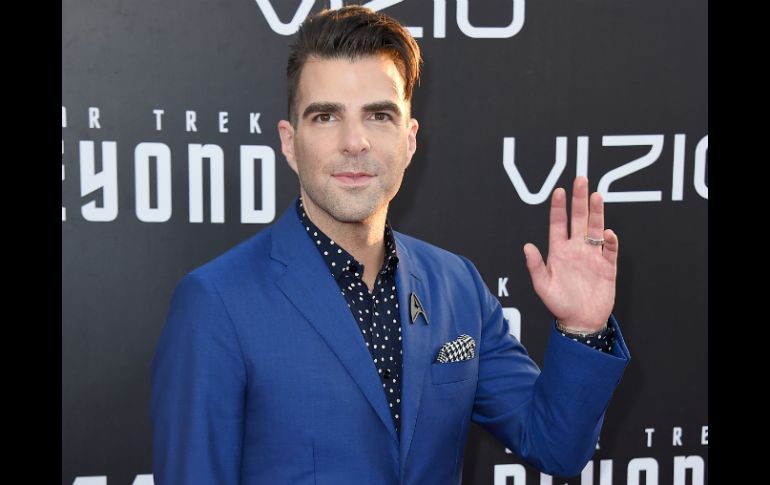 No puedo imaginar un mejor lugar para el estreno que la Comic-Con, dijo el actor Zachary Quinto en la alfombra roja. AP / J. Strauss