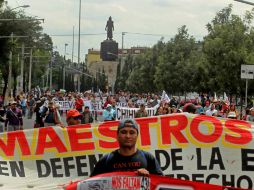 Integrantes de la CNTE aseguran que el nuevo modelo educativo es una imposición pues no hubo una consulta. SUN / ARCHIVO
