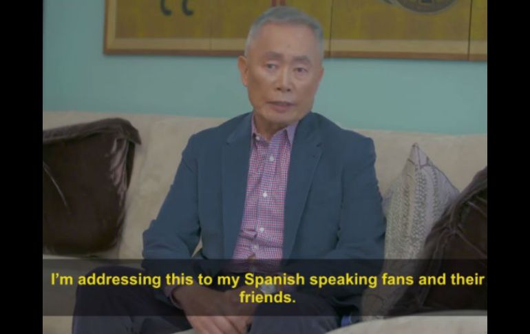 El video de cuatro minutos y medio, publicado el miércoles en su perfil oficial de redes sociales. FACEBOOK / George Takei