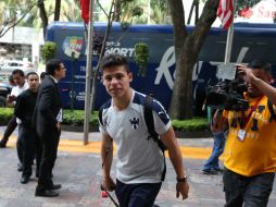 'Ponchito' llegó la tarde de este viernes a la Perla Tapatía, previo a su partido ante Chivas. EL INFORMADOR / R. Tamayo