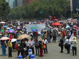 En San Cristóbal de las Casas, simpatizantes de la CNTE mantienen el bloqueo reiniciado el pasado miércoles. SUN / ARCHIVO