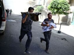 Desde el pasado 31 de mayo, Manbech es escenario de una ofensiva de las FSD, que quieren expulsar el EI. AFP / A. Doumany