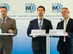 La Oficina de Investigación Criminal de Baviera informa sobre los descubrimientos más recientes respecto al ataque. EFE / M. Balk